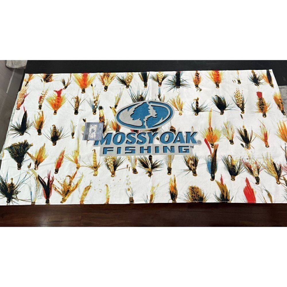 Mossy Oak Fly Fishing Lures 30" x 60" Beach Towel